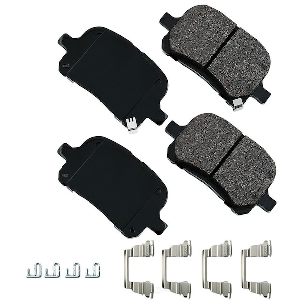 Akebono Proact Akebono ACT707A ProACT Ultra Premium Ceramic Pads ACT707A - main